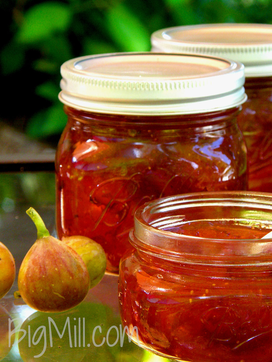 Fig preserves recipe from local figs are the best. Recipe from Chloe at Big Mill | bigmill.com 