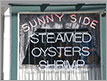 window sign steamed oysters